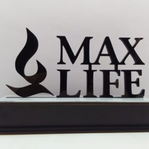 MAX LIFE Premium Acrylic Desk Trophy