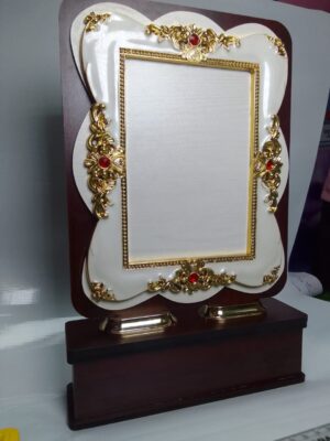 Golden Laurel Wreath Recognition Shield